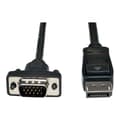 Miniatyrbild 4 av 4: Adapter - Tripp Lite - DP till VGA - 1,83 m - Aktiv - Svart