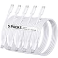 Miniatyrbilde 4 av 8: INF 5-pack CTO C datakabler, 1M PD 60W hurtigladekabler 5-pack