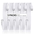 Miniatyrbilde 6 av 8: INF 5-pack CTO C datakabler, 1M PD 60W hurtigladekabler 5-pack