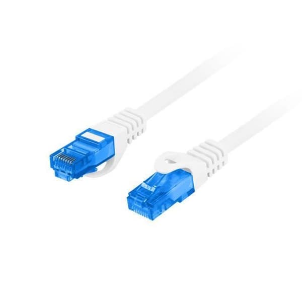 LANBERG PATCH CORD CAT.6A S/FTP LSZH CCA 20M WHITE FLUKE PASSED - PCF6A-10CC-2000-W
