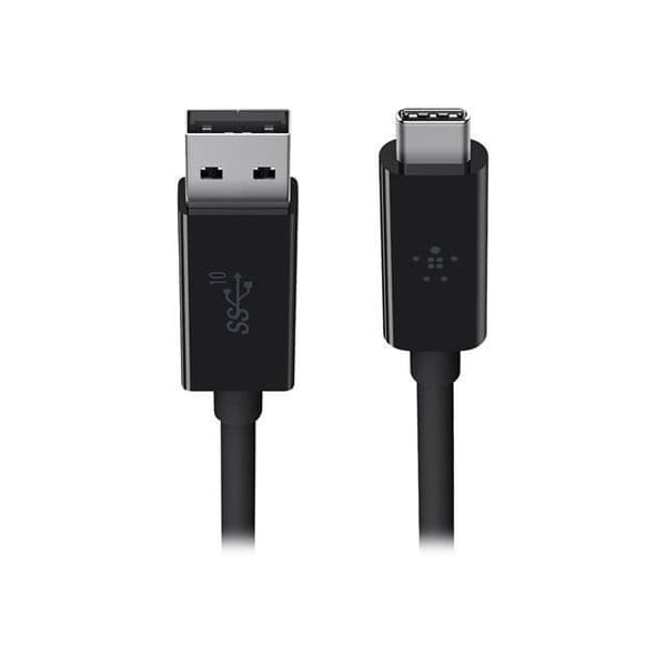 USB-A till USB-C-kabel - BELKIN - 3.1 - 91,4 cm - Synkronisering och laddning - 10 Gbps