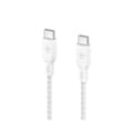 Miniatyrbild 2 av 5: 100w USB-C till USB-C flätad kabel 3M Vit