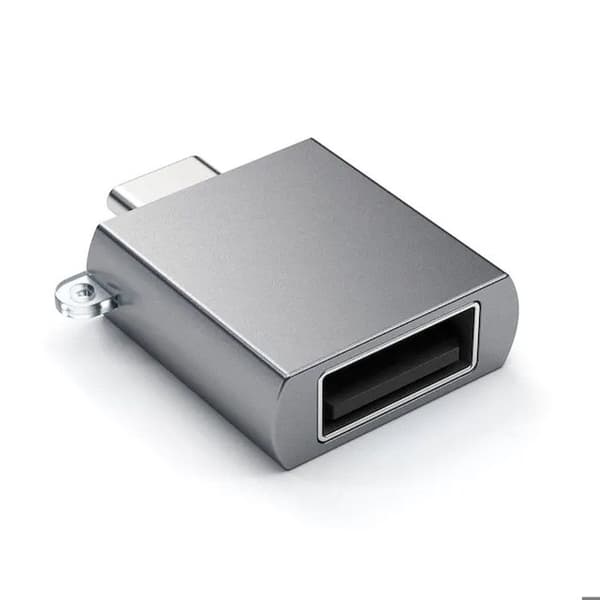 USB-adapter - Satechi - USB-C (M) till USB Typ A (F) - USB 3.1 Gen2 - Grå