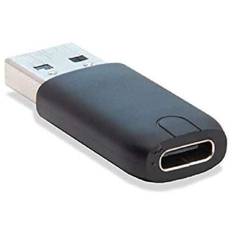 USB-C/A-adapter - CRUCIAL - Vit - 10 Gbps - Kompatibel med PC, Mac, PlayStation, Xbox