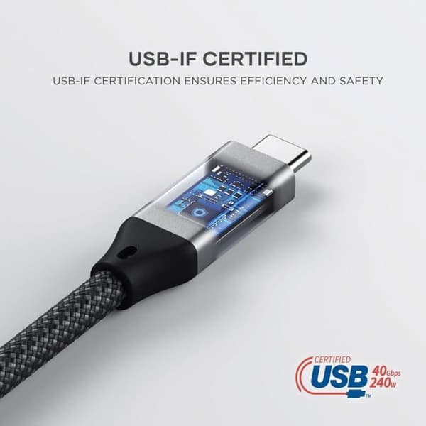 Satechi USB4 Pro-kabel - 1,2M