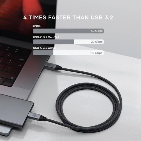 Satechi USB4 Pro-kabel - 1,2M