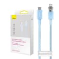 Miniatyrbillede 2 af 11: Hurtig opladningskabel Baseus USB-C til Lightning Explorer Series 2m, 20W (blå)