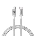 Miniatyrbild 1 av 3: Orico 100W USB-C till USB-C laddningskabel (vit)