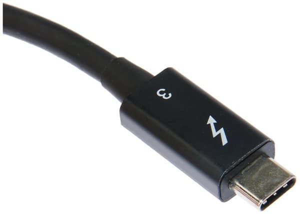 Kabel - kontakt för Lenovo-enhet - 4X90U90617 - Thunderbolt 3-kabel 0,7 m