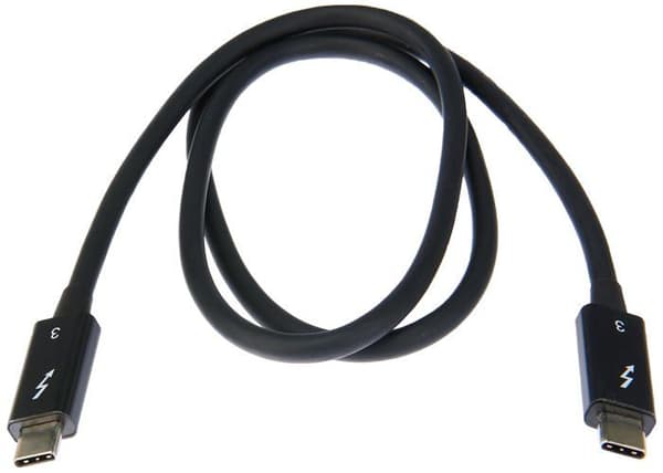 Kabel - kontakt för Lenovo-enhet - 4X90U90617 - Thunderbolt 3-kabel 0,7 m