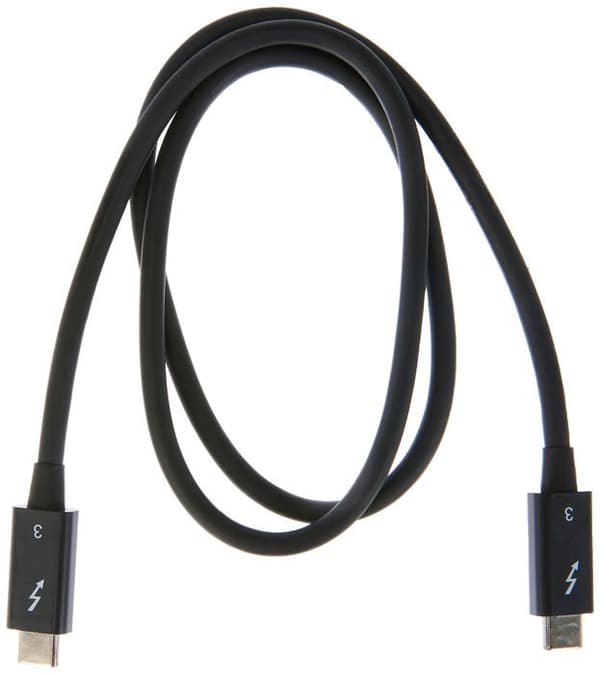 Kabel - kontakt för Lenovo-enhet - 4X90U90617 - Thunderbolt 3-kabel 0,7 m