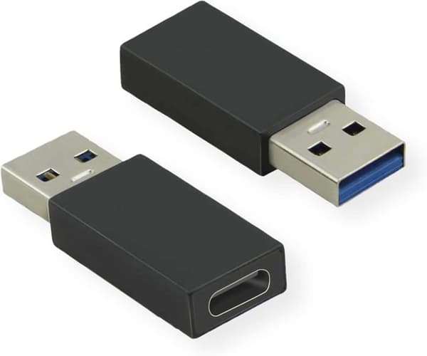 Kabel - anslutning för kringutrustning Värde USB 2.0-adapter [1x USB 3.0 hane Typ A - 1x USB-C hona]