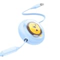 Miniatyrbillede 5 af 10: Ladekabel 3w1 Baseus USB til USB-C, USB-M, Lightning 3,5A, 1,1m (blå)