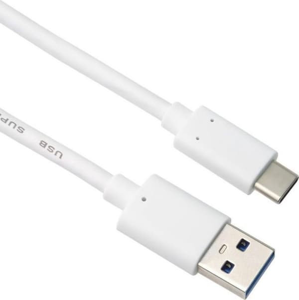 Kabel - kontakt för Premiumcord-enhet - ku31ck2w - USB-A - USB-C USB-kabel 2 m Vit ()