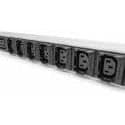 DIGITUS PDU Basic IT, trefas 16 A, 24 x C13, 3 x C19, strömkabel 3 m, anslutning IEC 60309 16 A - Svart