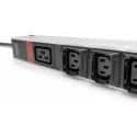 DIGITUS PDU Basic IT, trefas 16 A, 24 x C13, 3 x C19, strömkabel 3 m, anslutning IEC 60309 16 A - Svart