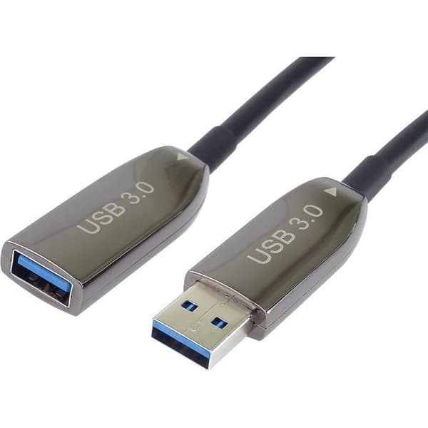 USB 3.0 Förlängningskabel - PremiumCord - AOC - 30 m - SuperSpeed 5 Gbit/s - Glasfiber