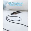 Miniatyrbild 3 av 4: Anker-kabel - 322 - USB Typ-A till USB Type-C - nylon, 1,8 M