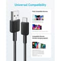 Miniatyrbild 4 av 4: Anker-kabel - 322 - USB Typ-A till USB Type-C - nylon, 1,8 M