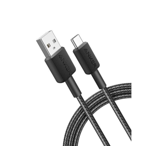 Anker-kabel - 322 - USB Typ-A till USB Type-C - nylon, 1,8 M