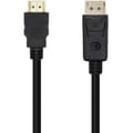 Miniatyrbild 1 av 2: KABELOMVÄNDARE AISENS A125-0459/ DISPLAYPORT MACHO HDMI MACHO/ 1M/ NEGRO