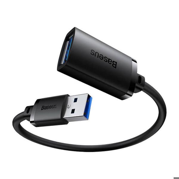 AirJoy seriell förlängningskabel (B00631103111-00) USB hane till USB 3.0 hona, 1 m svart