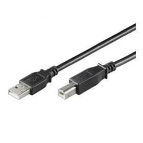 USB AB-datakabel hane-hane, 2.0 Höghastighets, 5.0m