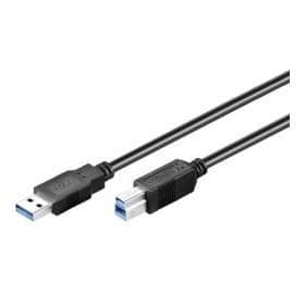 USB 3.0 A/B hane/hane datakabel, 1,8m