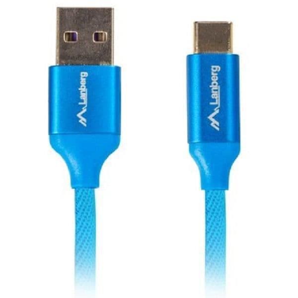 LANBERG USB 2.0 Typ A 1.8 USB-kabel - CA-USBO-22CU-0018-BL