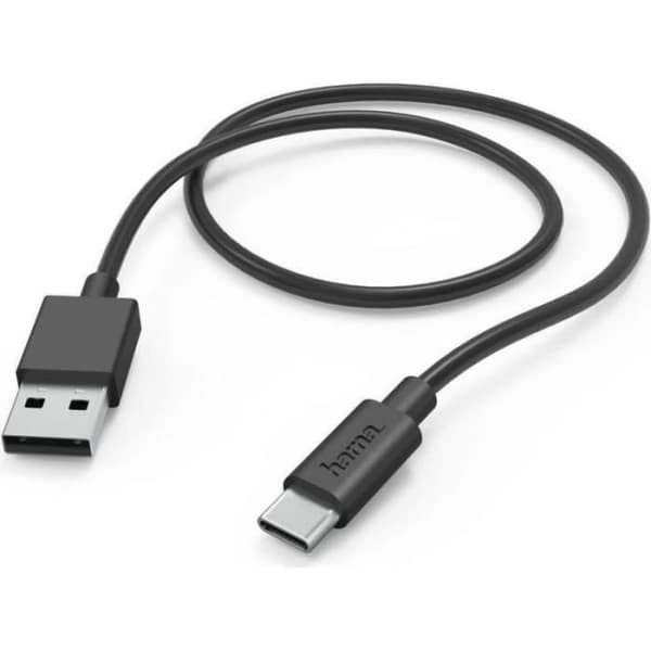 Hama USB-kabel 1 m USB 2.0 USB A USB C Schwarz () - 00201594