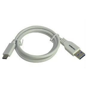 USB-C-kabel - DURACELL - USB5031W - 1m - Vit - USB 2.0 - 5 Gbps