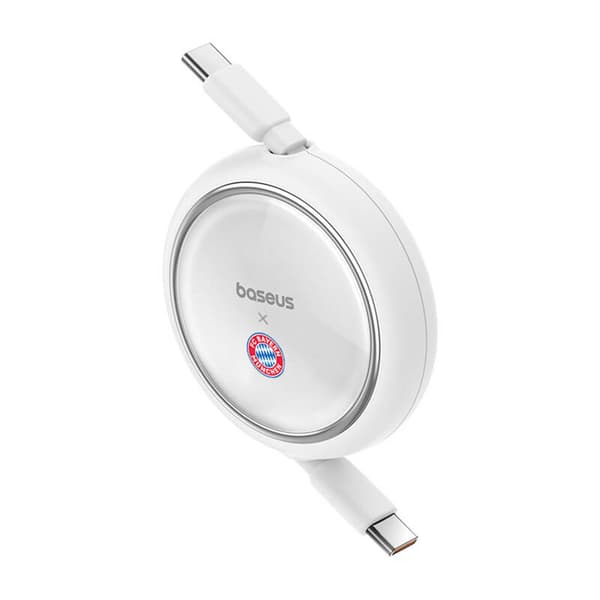 Baseus USB-C til USB-C 100W ladekabel (hvit) Bayern Edition