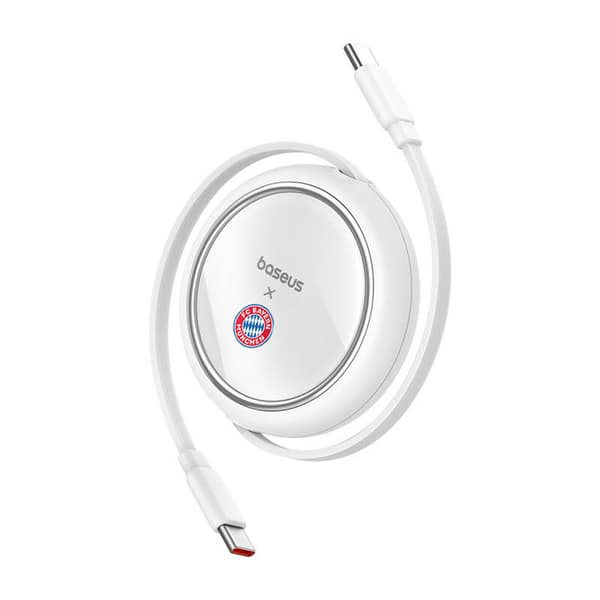 Baseus USB-C til USB-C 100W ladekabel (hvit) Bayern Edition