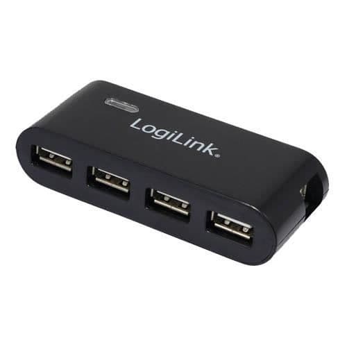 USB 2.0-hubb - LOGILINK - UA0085 - 4 portar - Plug and Play - 480 Mbit/s