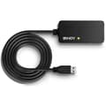 Miniatyrbild 1 av 3: Aktiv USB 3.0 förlängning - Pro - 10m - Hub med 4 portar - Svart - Ansluter upp till 4 enheter