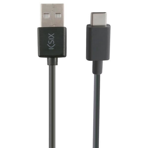 USB-C till USB-kabel KSIX 3 m Svart - - - KSIX