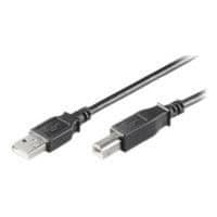 USB-kabel - MICRO CONNECT - USBAB3B - 3m - USB 2.0 - Svart