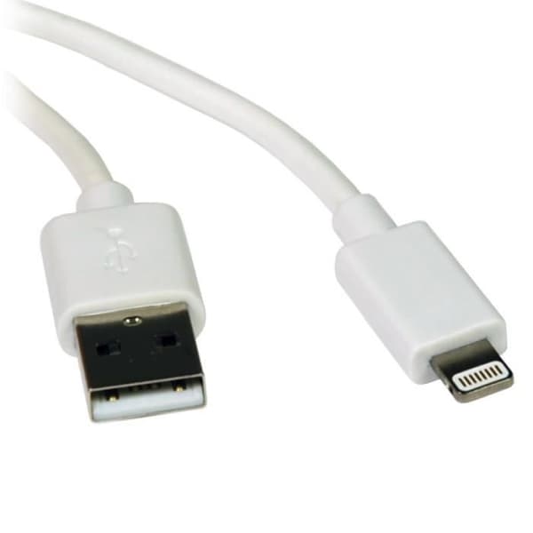 tripp lite kabel ipad iphone 1 m vit blixt