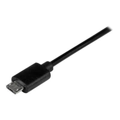 STARTECH USB 2.0-kabel USB-C till Micro-B 1 m - USB Type-C till Micro-B-kabel - M/M - Svart