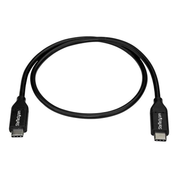 STARTECH 50 cm USB-C-kabel - USB C till USB C-sladd - Skärmad - Begränsad livstidsgaranti