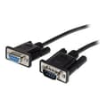 Miniatyrbild 1 av 4: DB9 RS232 seriell kabel i direkt anslutning - STARTECH.COM - Seriell kabelförlängning - 50 cm - Svart