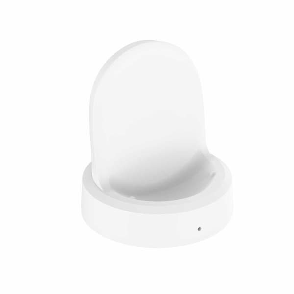 INF Trådløs lader for Samsung Galaxy Watch, hvit ladestasjon