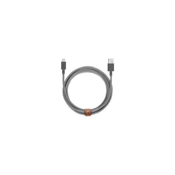 Native Union Lightning Zebra Bälte Kabel 3m