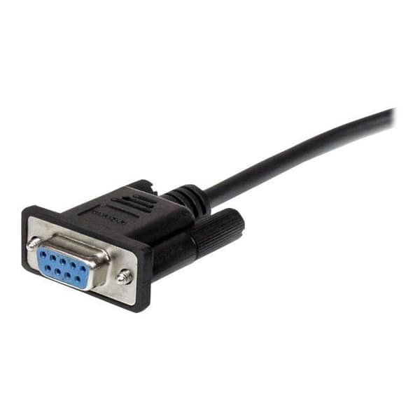 DB9 RS232 seriell kabel i direktanslutning M/F - 1 m - Svart - STARTECH