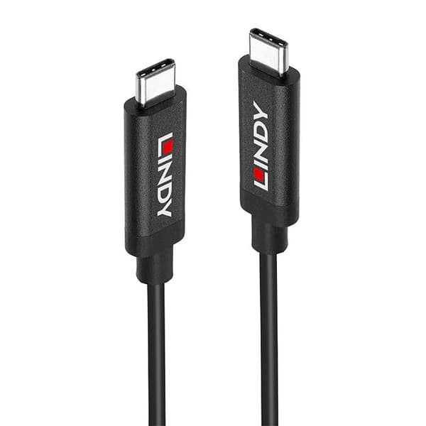 LINDY USB 3.2 Gen2 typ C aktiv kabel 3m - Data 10Gbps - Ljud/video - PD 100W
