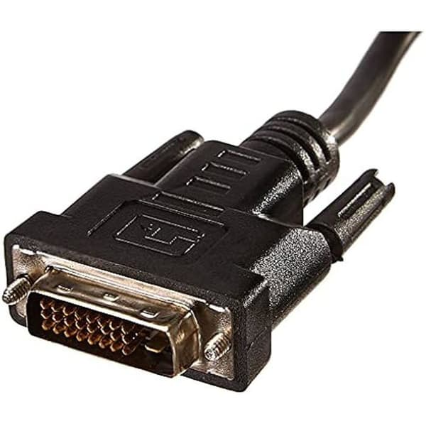 Displaykabel - LANBERG - DISPLAYPORT-&gt;DVI-D - 3m - Svart - Dubbellänk
