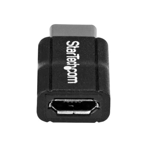 USB-C till Micro USB-adapter - STARTECH - Svart - USB 2.0 - Laddning och synkronisering - Kompakt