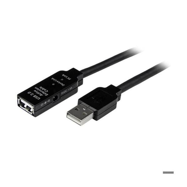 Aktiv USB 2.0 Repeaterkabel - STARTECH.COM - 10 m - Svart