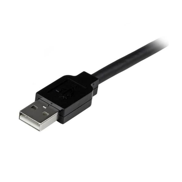 Aktiv USB 2.0 Repeaterkabel - STARTECH.COM - 10 m - Svart