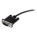 Miniatyrbild 3 av 4: DB9 RS232 seriell kabel i direkt anslutning - STARTECH.COM - Seriell kabelförlängning - Svart - 3 m